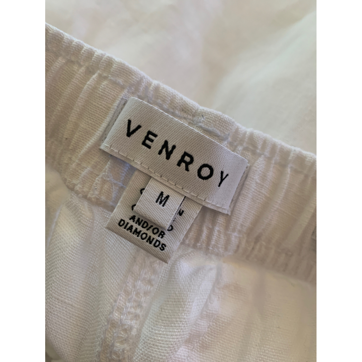 Linen trousers Venroy White size M 